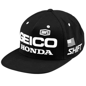 100% - Geico Honda Podium Snapback Hat