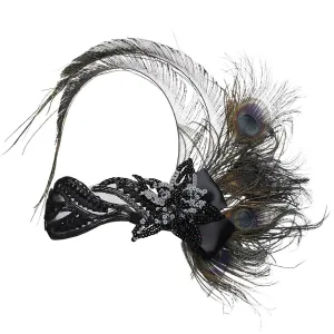 1920s Flapper Hair Accessories Great Gatsby Headpiece|JaosWish