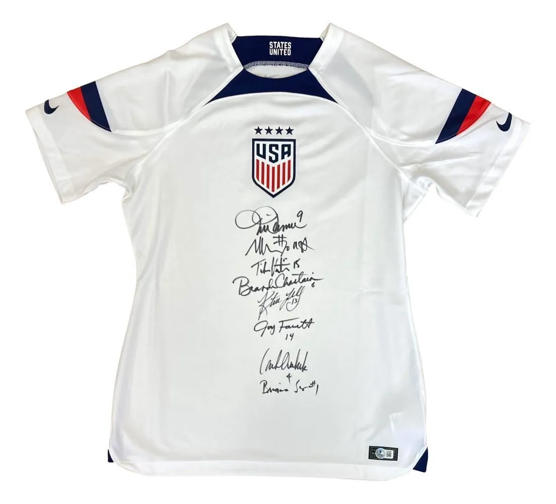 1999 USA Soccer Women's Team Signed Nike Soccer Jersey BAS ITP