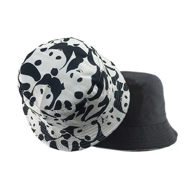 2020 Summer Bucket Hats Women Men's Panama Hat Double-sided Wear Fishing Hat Fisherman Cap for Boys/Girls Bob Femme Gorro MZ005