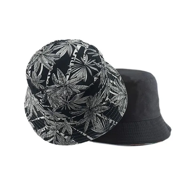 2020 Summer Bucket Hats Women Men's Panama Hat Double-sided Wear Fishing Hat Fisherman Cap for Boys/Girls Bob Femme Gorro MZ005