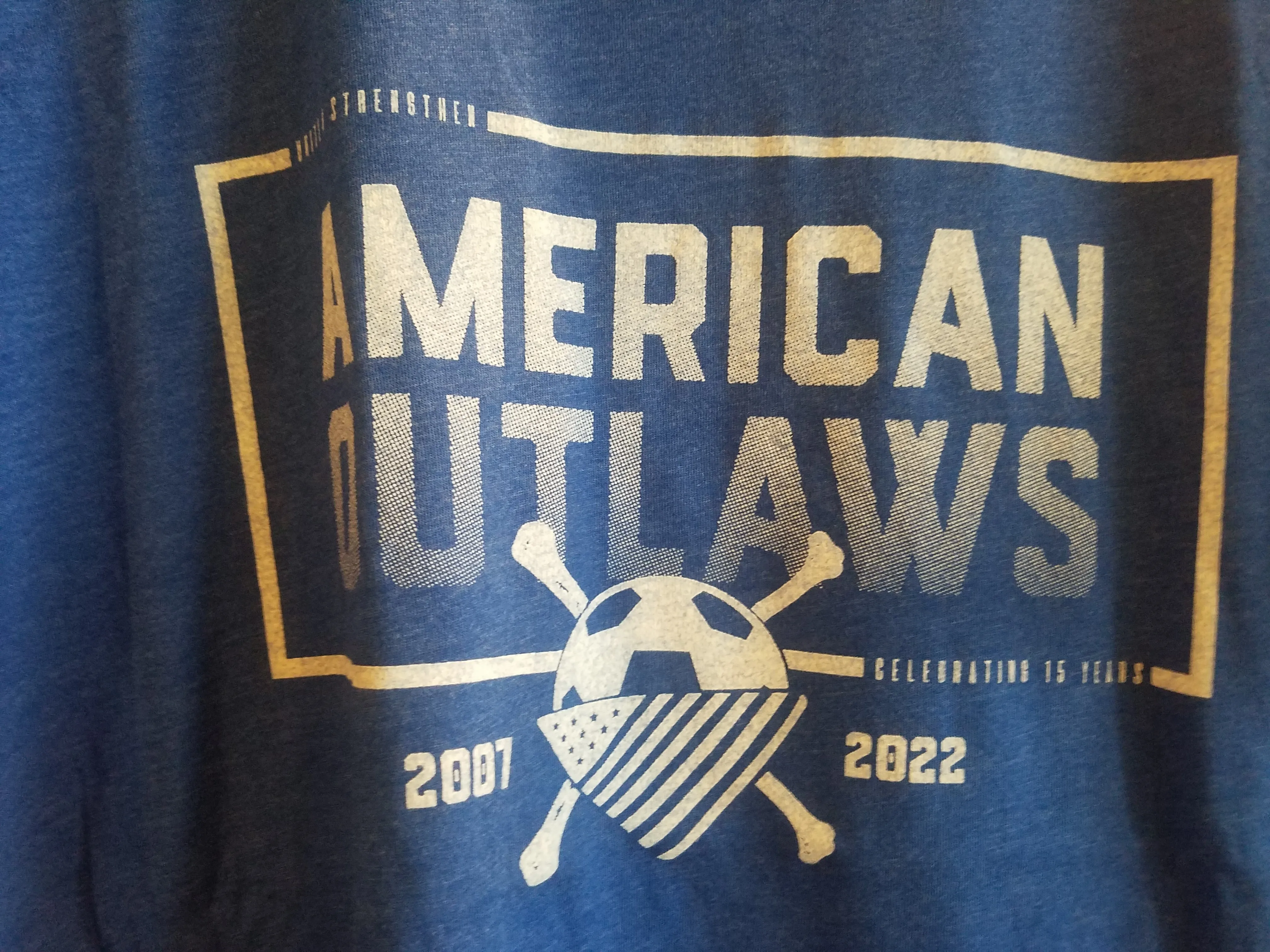 2022 American Outlaws Celebrating 15 Years Short Sleeve T-Shirt (Pack of 5)