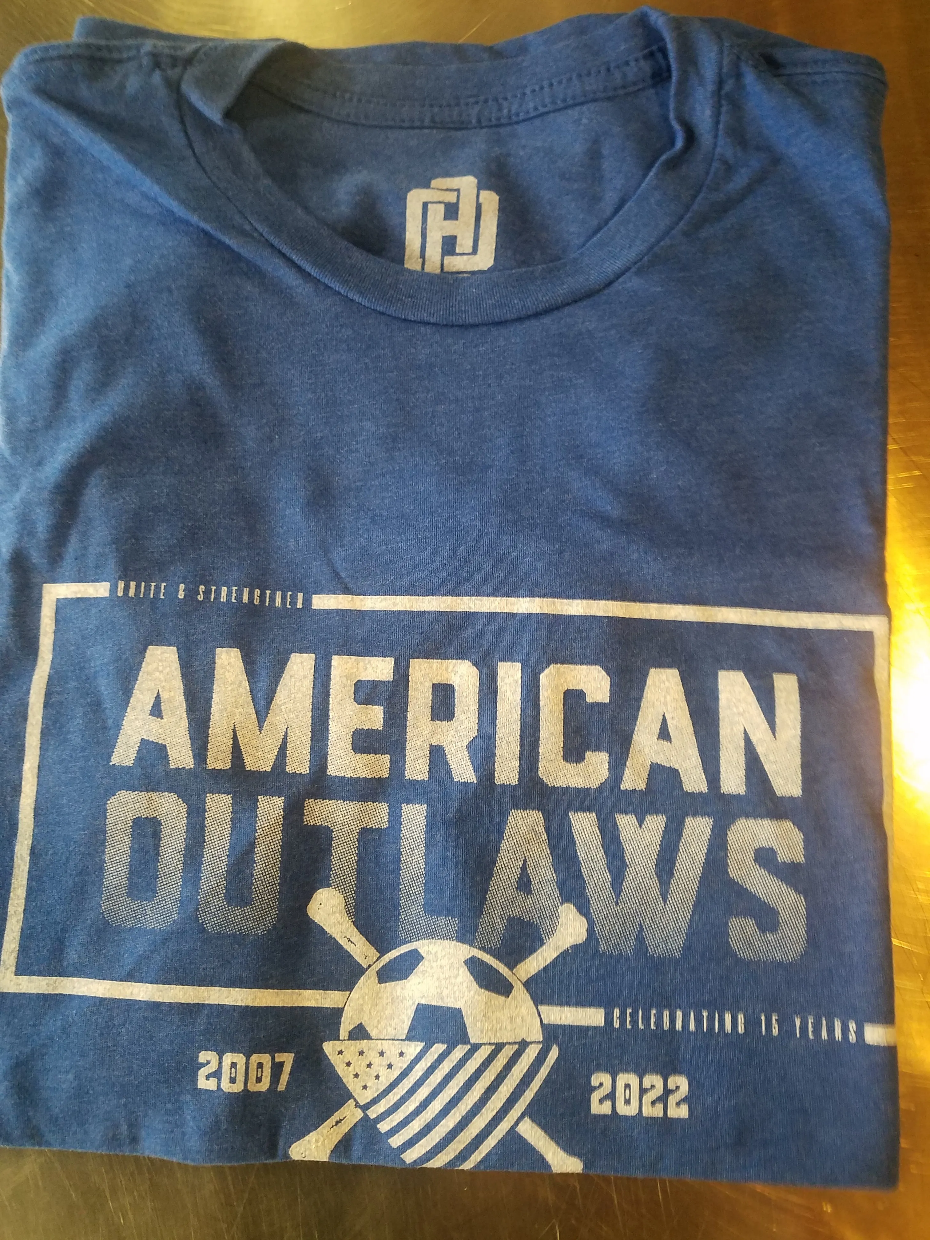 2022 American Outlaws Celebrating 15 Years Short Sleeve T-Shirt (Pack of 5)