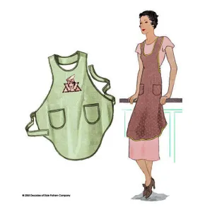 #2802   1928 1-Yard Bias Cut "Flapper" Apron