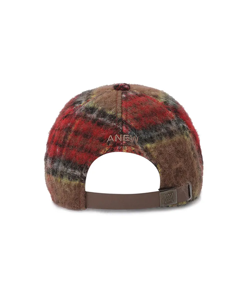 ANEW Golf: Check Ball Cap - Red