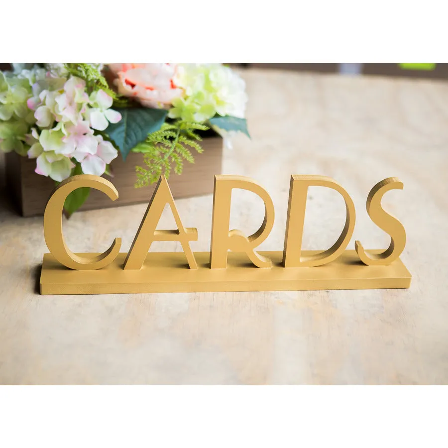 Art Deco Cards Sign