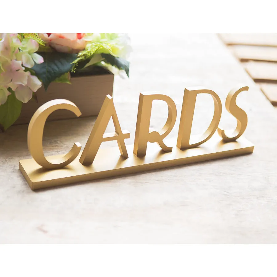 Art Deco Cards Sign