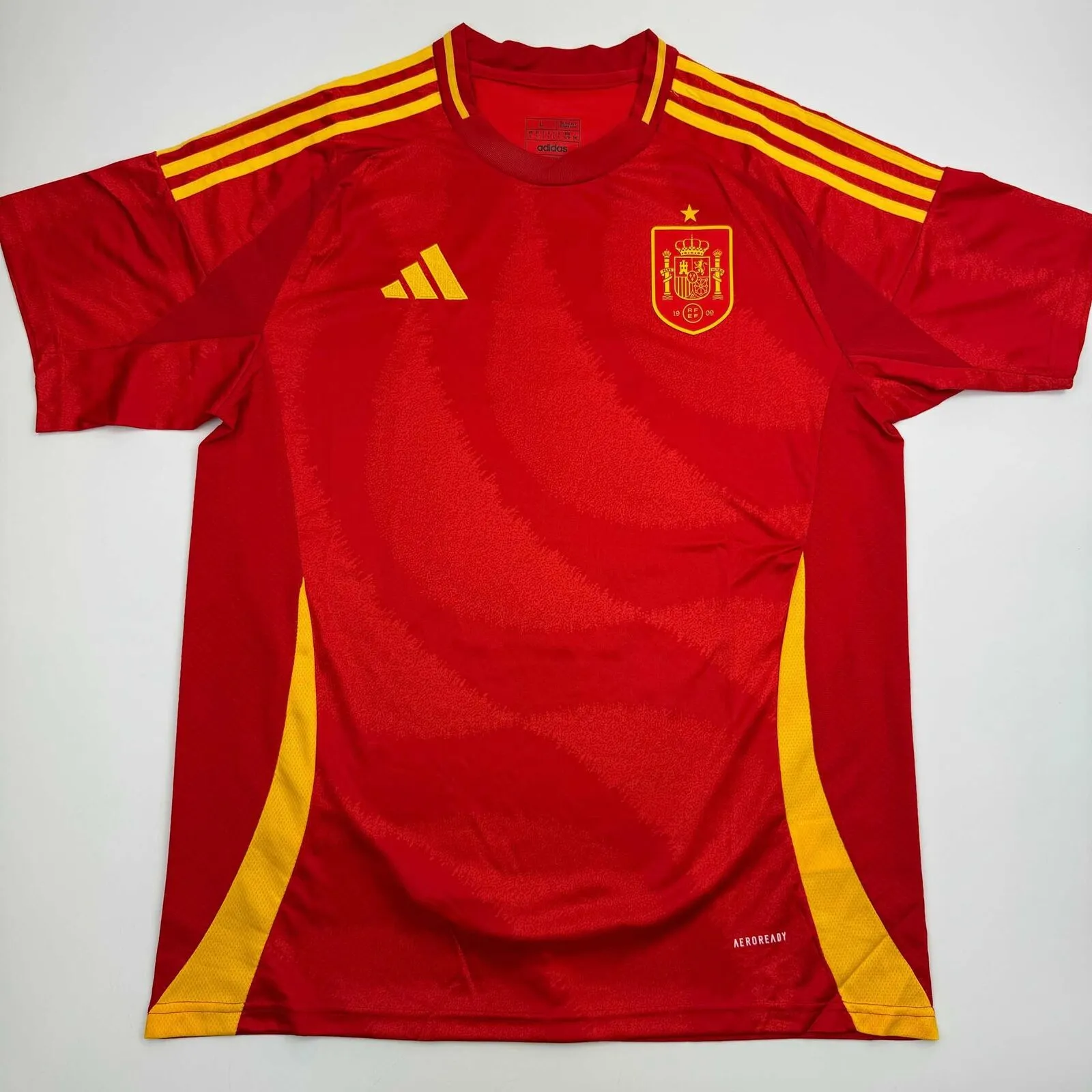 Autographed/Signed Lamine Yamal Spain Red World Cup Soccer Futbol Jersey BAS COA