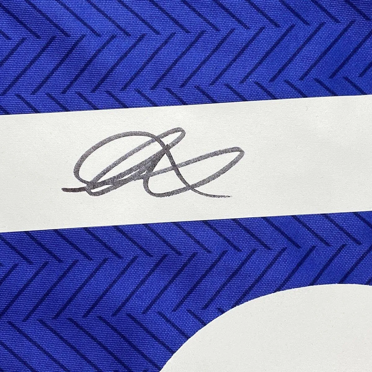 Autographed/Signed MASON MOUNT Chelsea FC Blue Soccer Jersey Beckett BAS COA #2