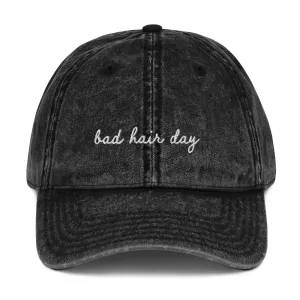 Bad Hair Day Vintage Cotton Twill Cap
