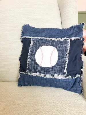 Baseball Pillow for Boys Room, Basketball Pillow Covers, Sports Theme Throw Pillow Covers