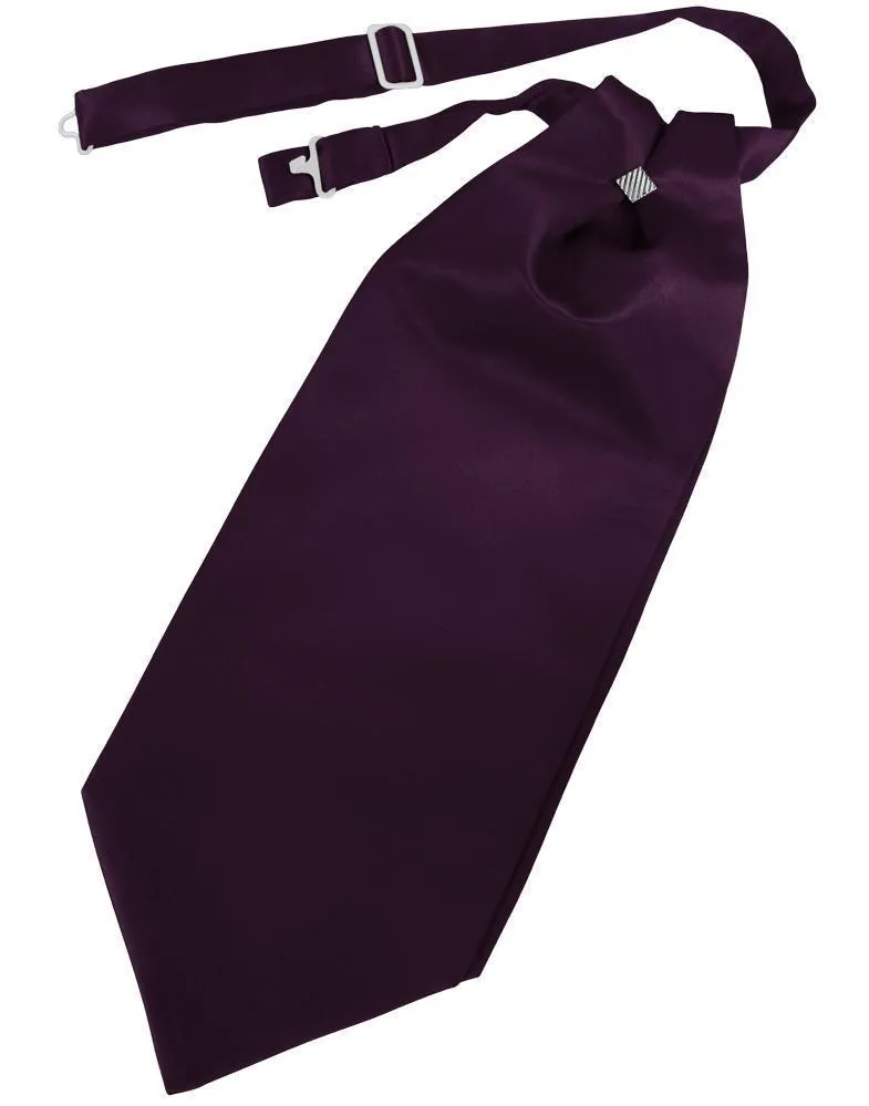 Berry Luxury Satin Cravat