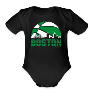 Boston Basketball Skyline Infant One Piece