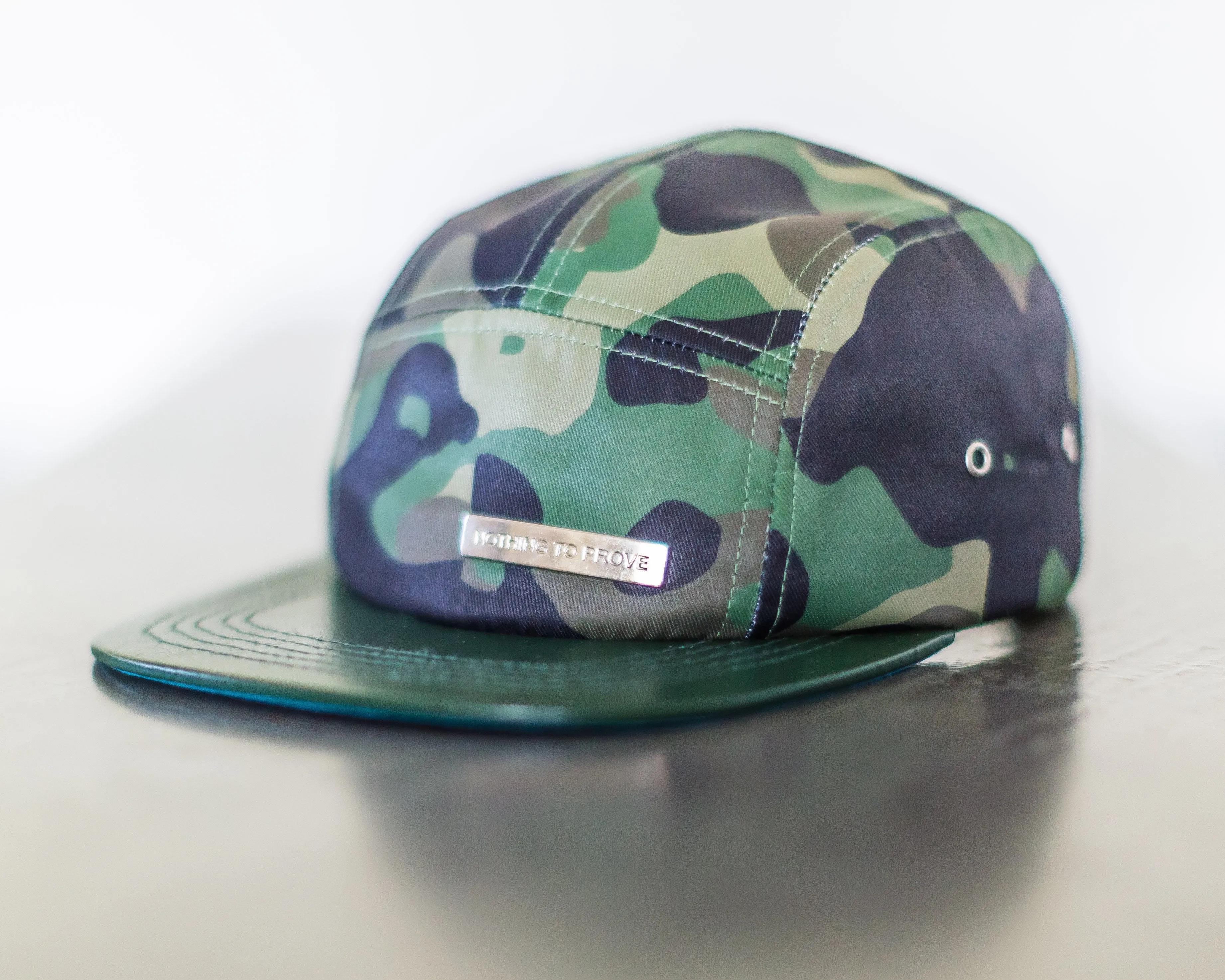 Camo Get A What What - Camoflauge 5 panel hat