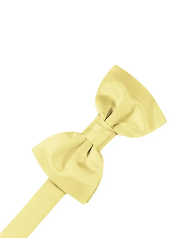 Canary Luxury Satin Kids Bow Tie