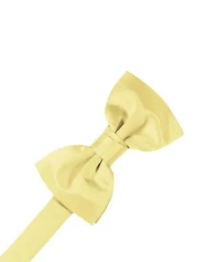 Canary Luxury Satin Kids Bow Tie