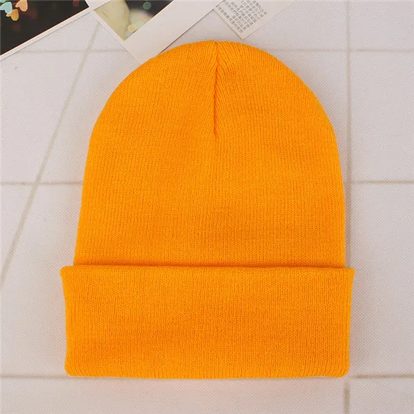 Candy Color Knitting Hats Girls