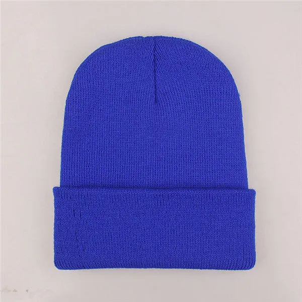 Candy Color Knitting Hats Girls