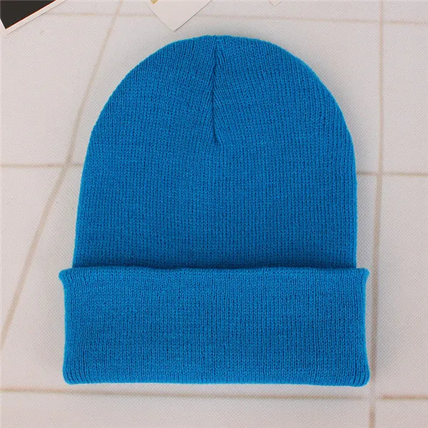 Candy Color Knitting Hats Girls