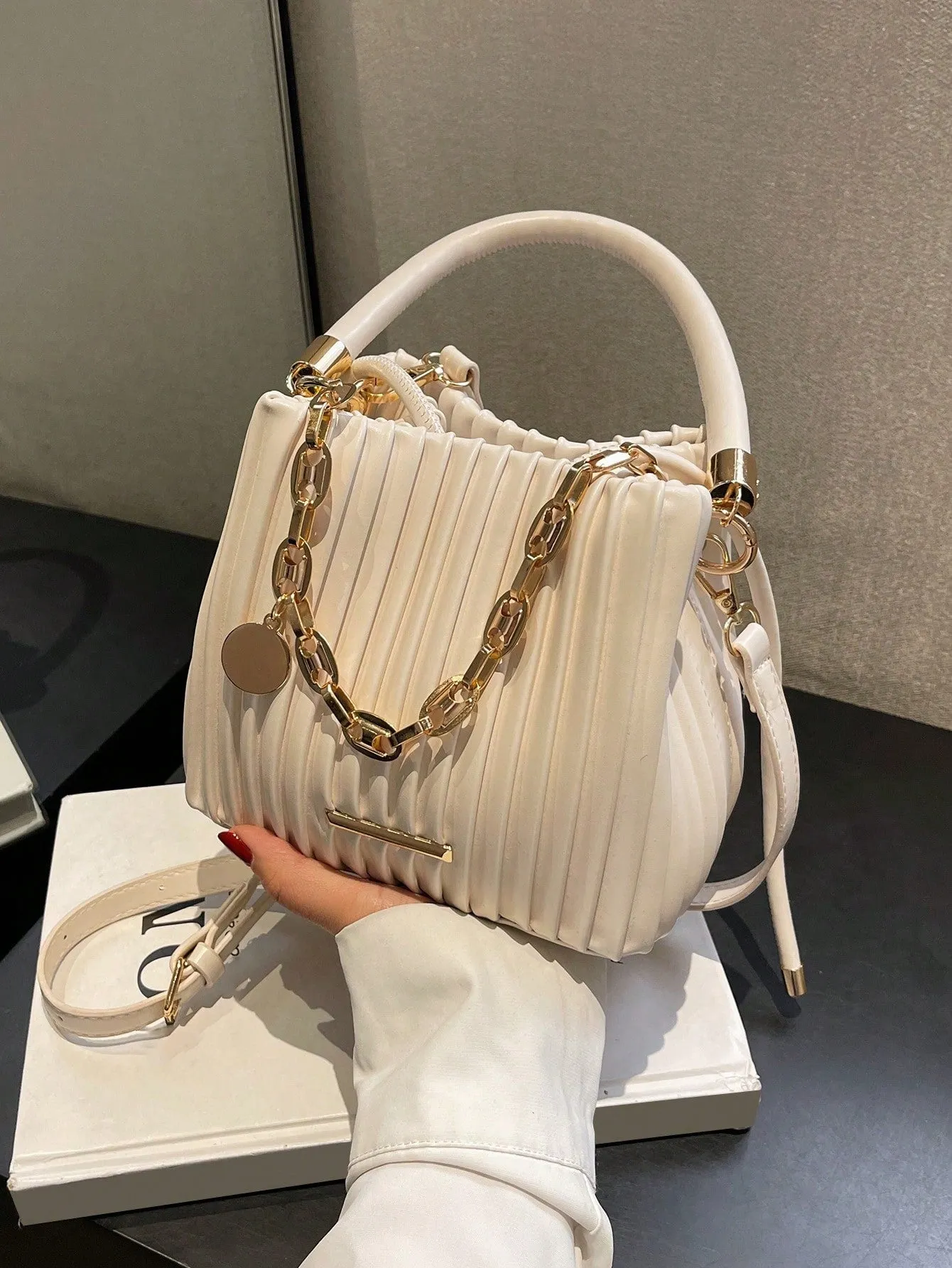 Casual Mini Bucket Bag