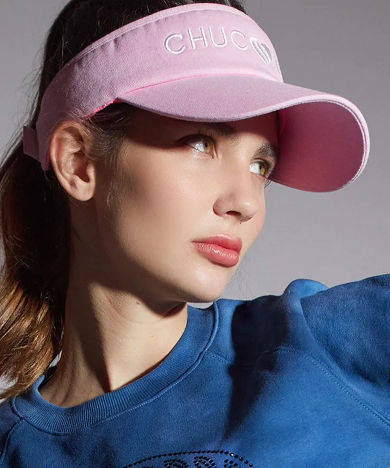 CHUCUCHU Spring Heart Visor - Pink