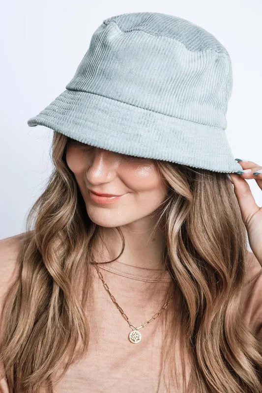 Corduroy Bucket Hat
