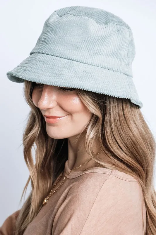 Corduroy Bucket Hat