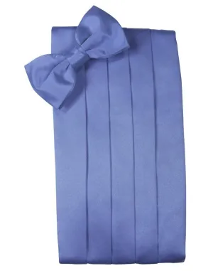 Cornflower Luxury Kids Satin Cummerbund