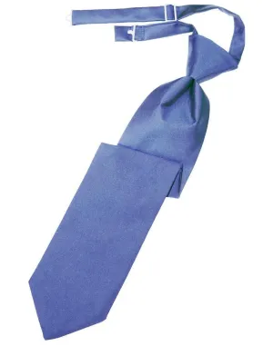 Cornflower Luxury Satin Kids Necktie