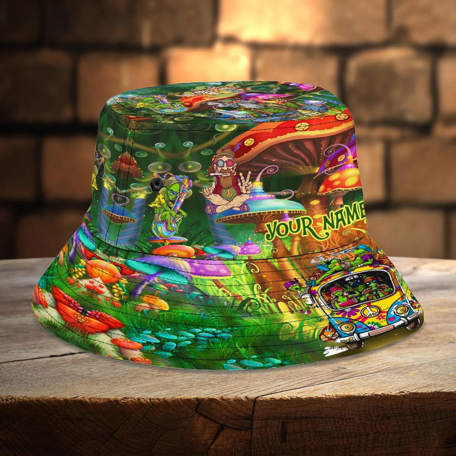 Custom Bucket Hat  - Hippie - 007