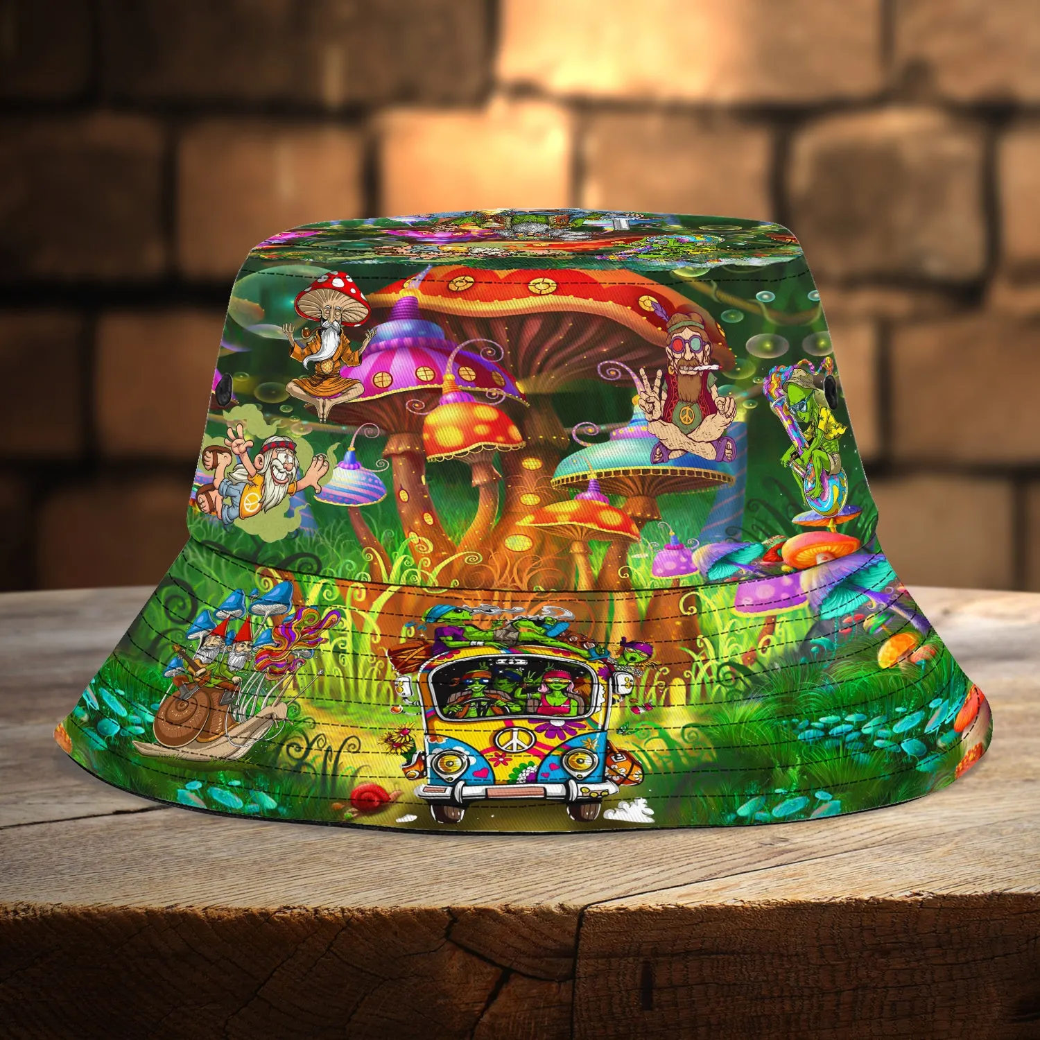 Custom Bucket Hat  - Hippie - 007
