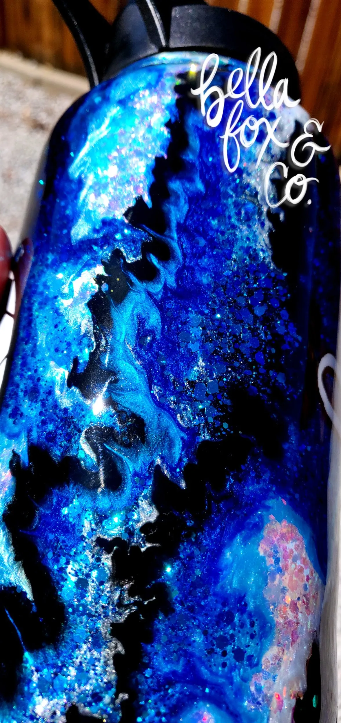 Custom Glitter Tumbler Soccer **FREE SHIPPING
