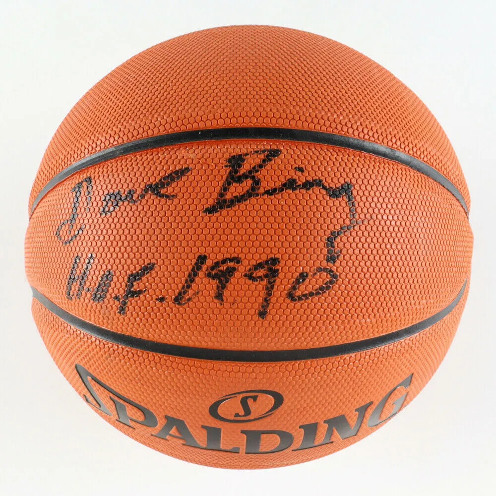 Dave Bing Signed NBA Basketball Inscrbd "H.O.F. 1990" (Schwartz) Detroit Pistons