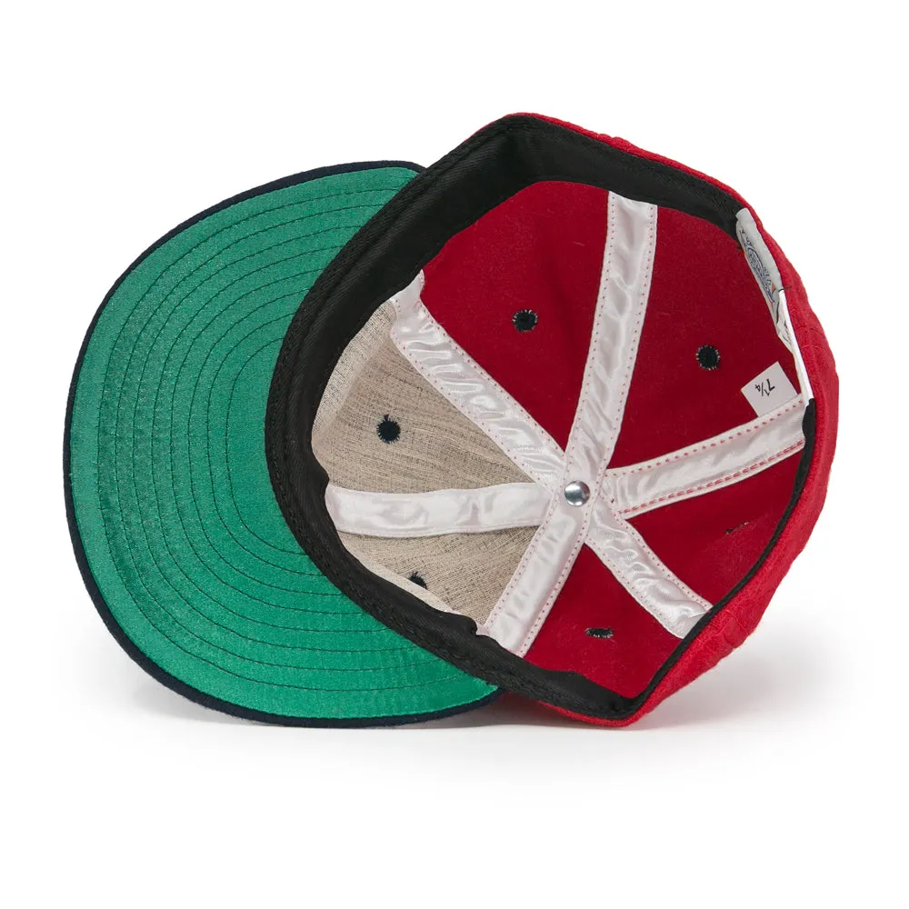 Deland Red Hats 1939 Vintage Ballcap