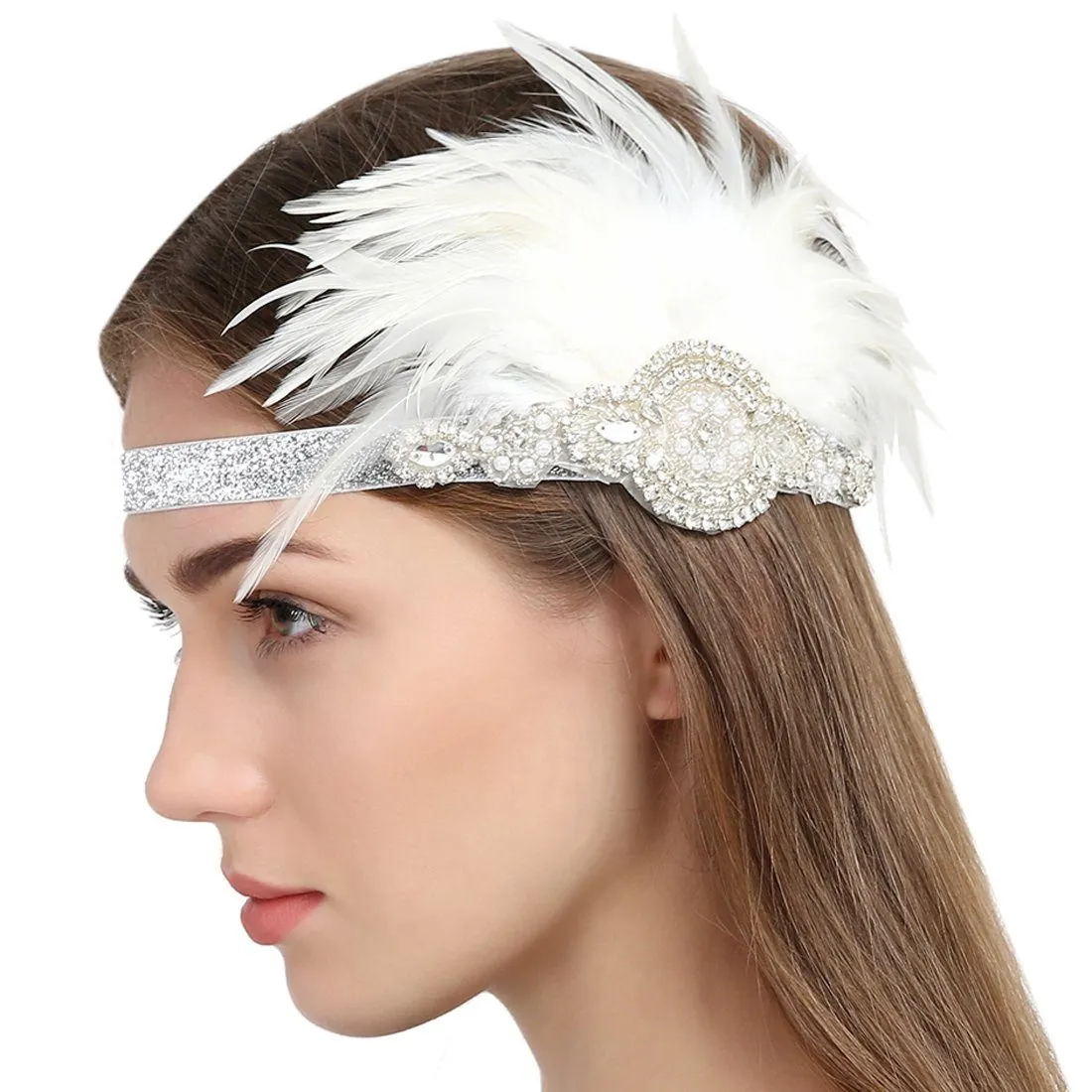 Flapper Girl Accessories 1920s Great Gatsby Headpiece|JaosWish