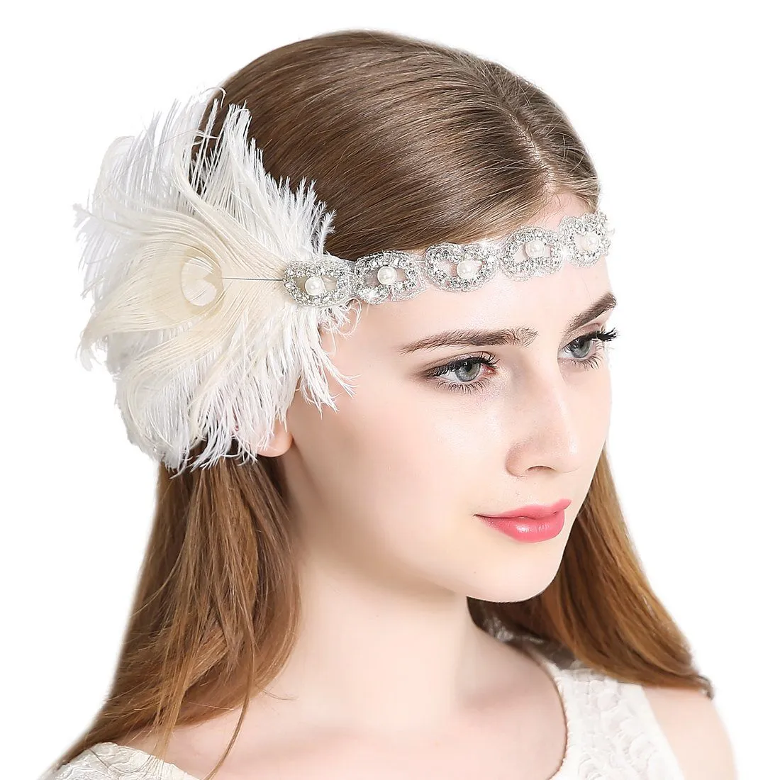 Flapper Girl Accessories 1920s Great Gatsby Headpiece|JaosWish
