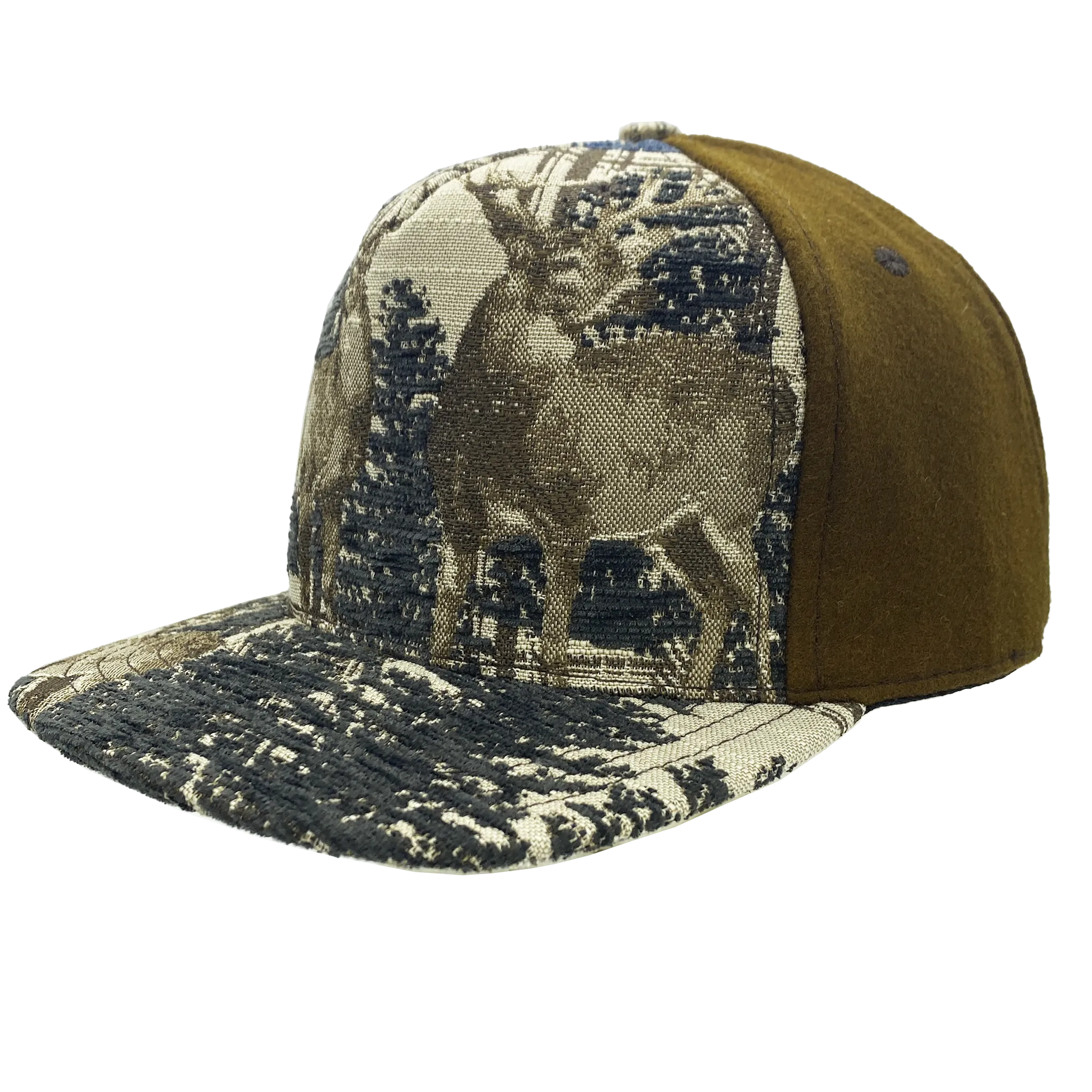 Flipside Hats - Lux Wool Leather Strap Ball Cap (034)