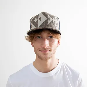 Flipside Hats - Lux Wool Leather Strap Ball Cap (034)