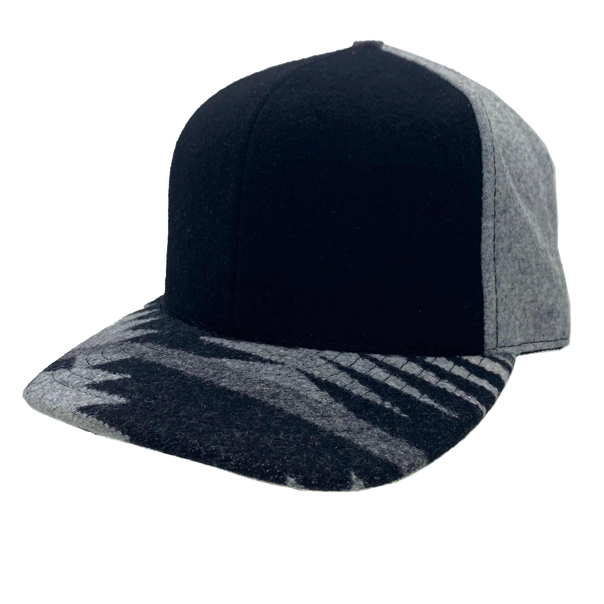 Flipside Hats - Lux Wool Leather Strap Ball Cap (034)