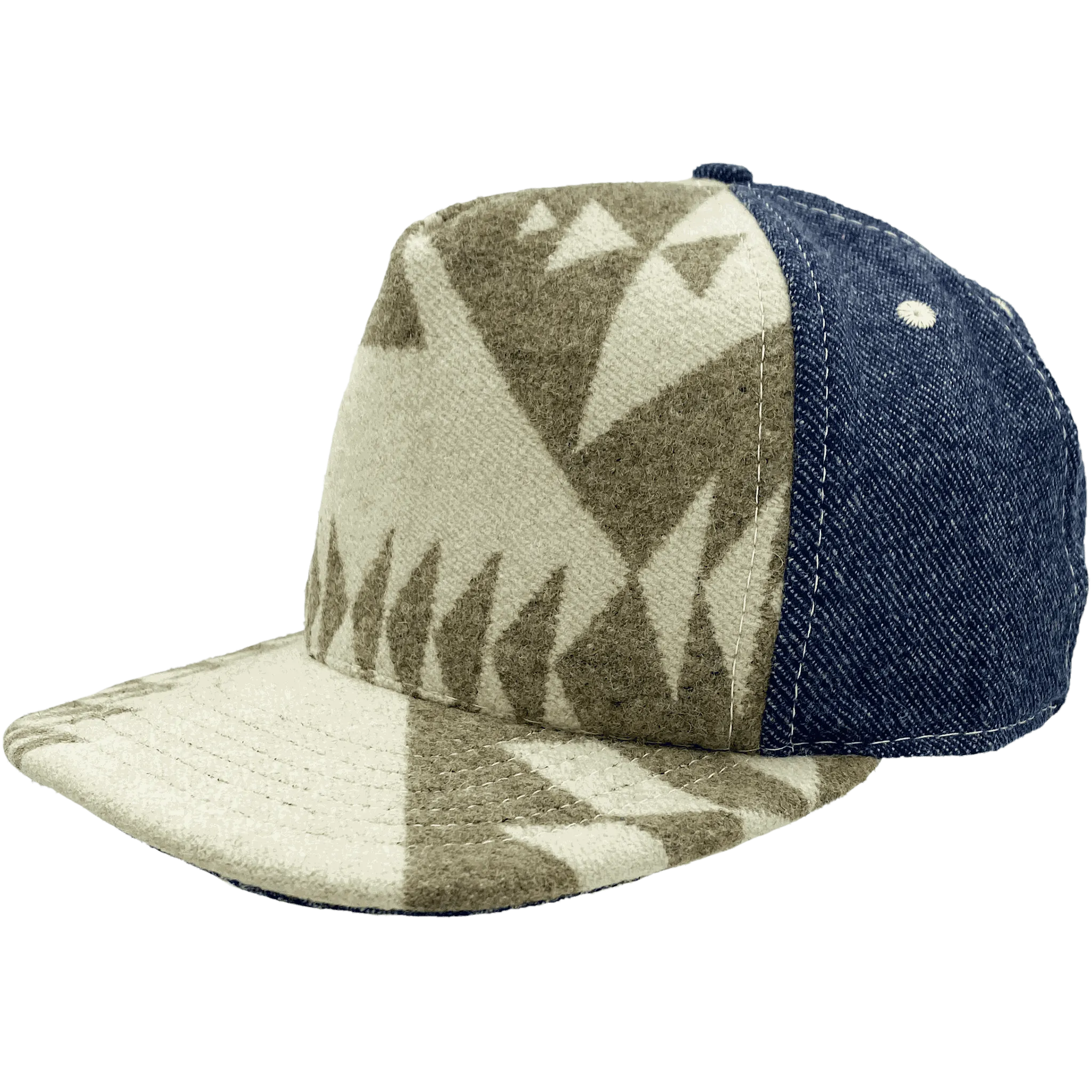 Flipside Hats - Lux Wool Leather Strap Ball Cap (034)
