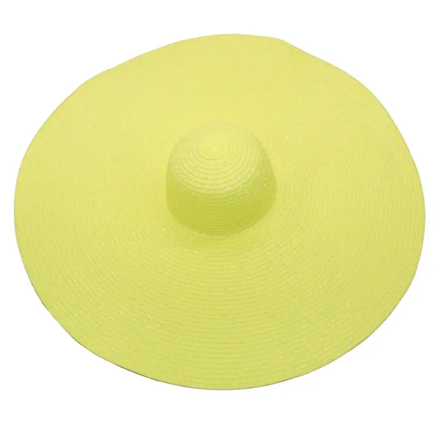 foldable women oversized hat 70cm diameter large beach hat