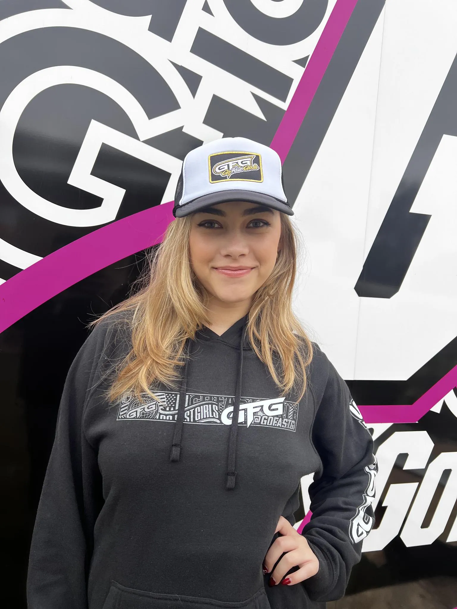 Gold Rec Patch Foamy Trucker Hat