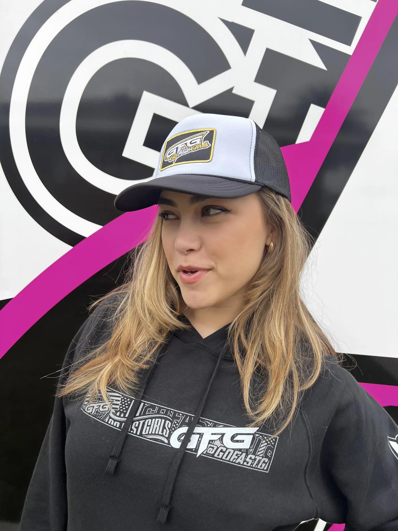 Gold Rec Patch Foamy Trucker Hat