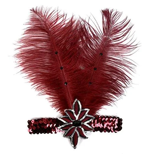 Great Gatsby 1920s Flapper Headband Vintage Headpiece Accessories|JaosWish