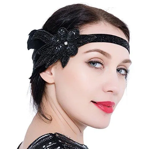 Great Gatsby 1920s Headband Vintage Headpiece Accessories|JaosWish