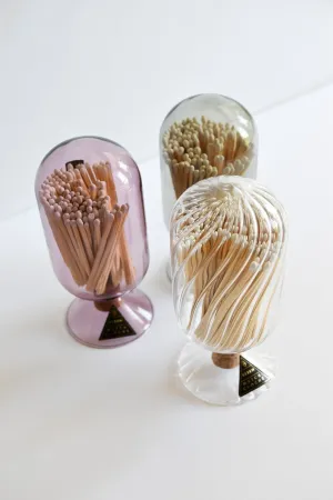 Handblown Glass Cloche Match Striker