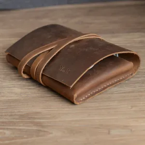 Handmade Personalized Leather Cable Cord Organizer