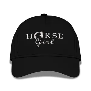 Horses Girl Embroidered Baseball Caps ver 2