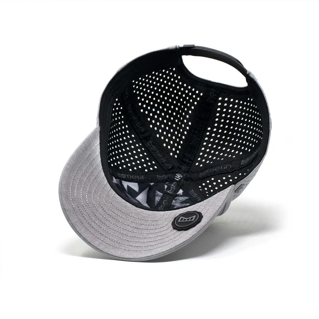 Hydro A-game Performance Snapback Hat - Grey