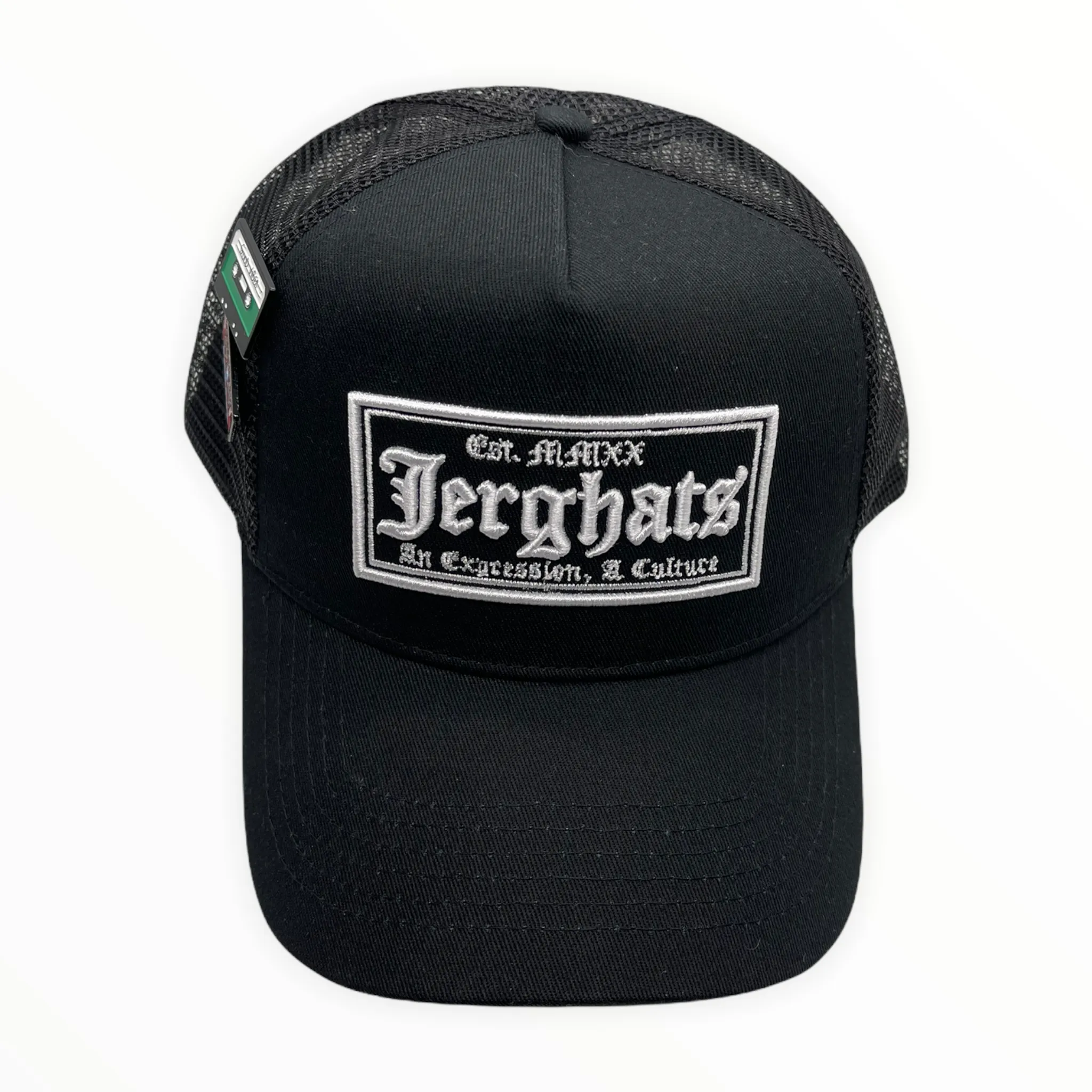 Jerghats Square Trucker Hat w/pins